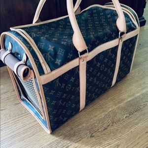 Louis Vuitton dog carrier